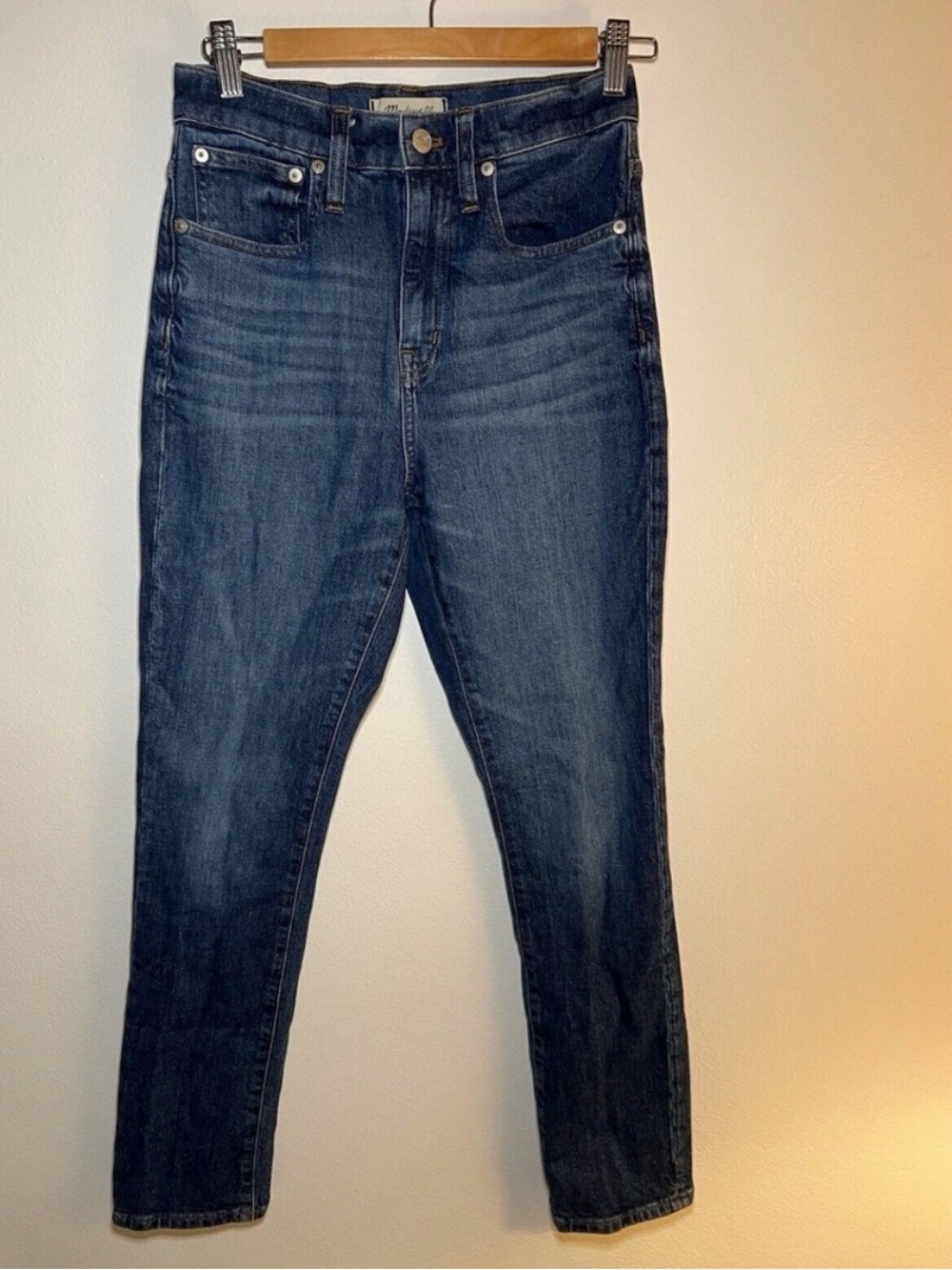 MADEWELL The High-Rise Slim Boy Jean Womens Size 25 / 0 Blue Jeans denim Pants